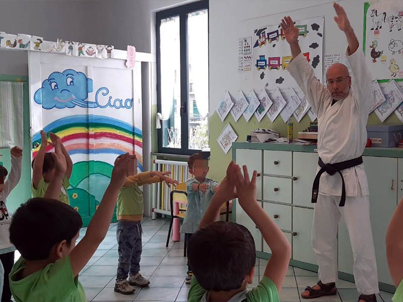 Corso di karate per bambini a Piccole Orme
