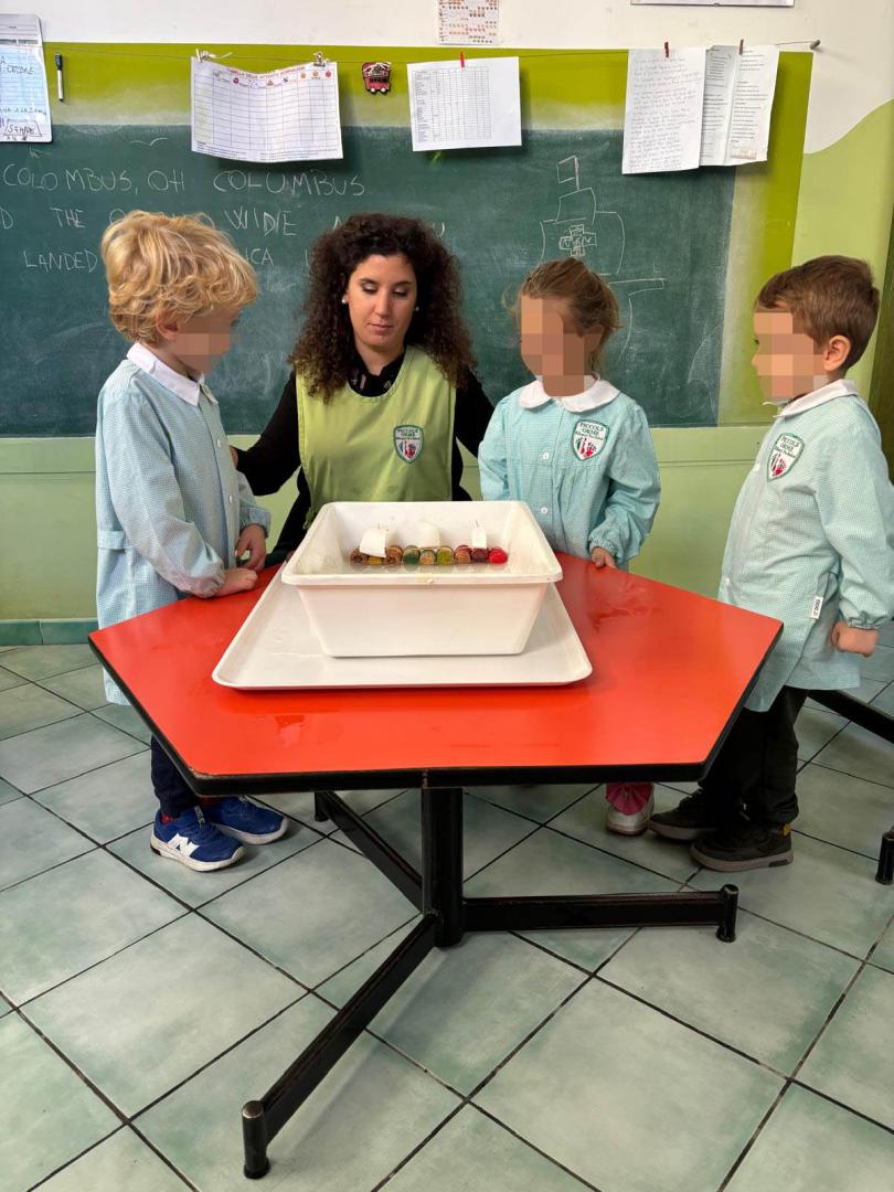 Momento educativo con le insegnanti di Piccole Orme
