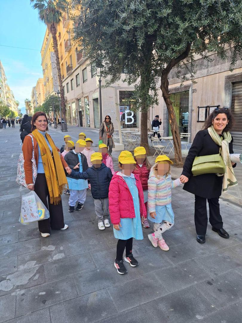 Uscita didattica dei bambini di Piccole Orme a Salerno