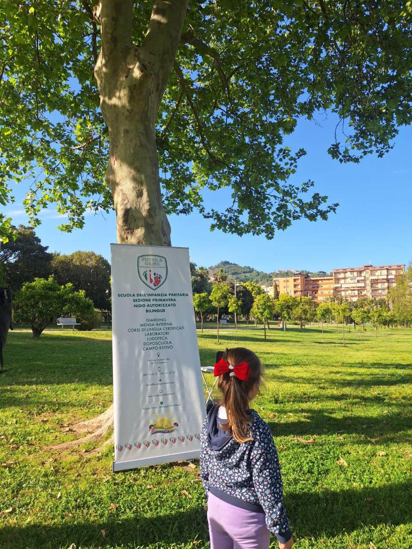 Esperienza fuori dalla scuola dei bambini di Piccole Orme